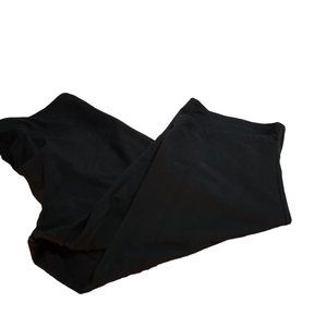 Women with Control Petite Tummy Control Full Leg Crop Pants -  Black - Size LP